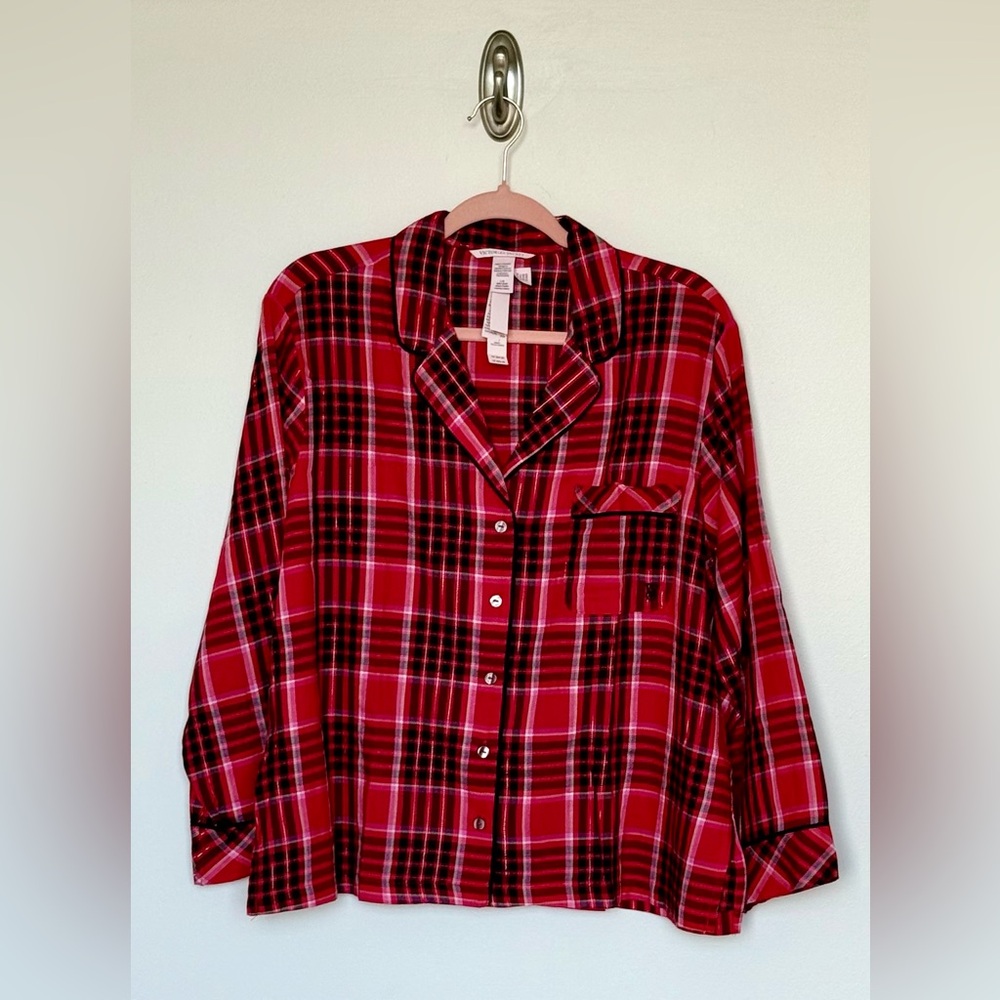 Victoria’s Secret Plaid Pajama Top